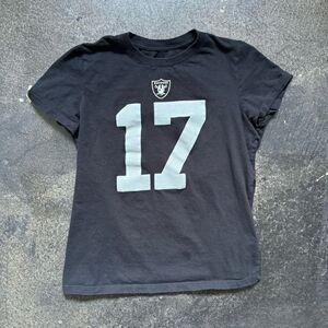 Nike Raiders Women’s Short Sleeve T-Shirt Size Medium 100% Cotton #17 Adam’s